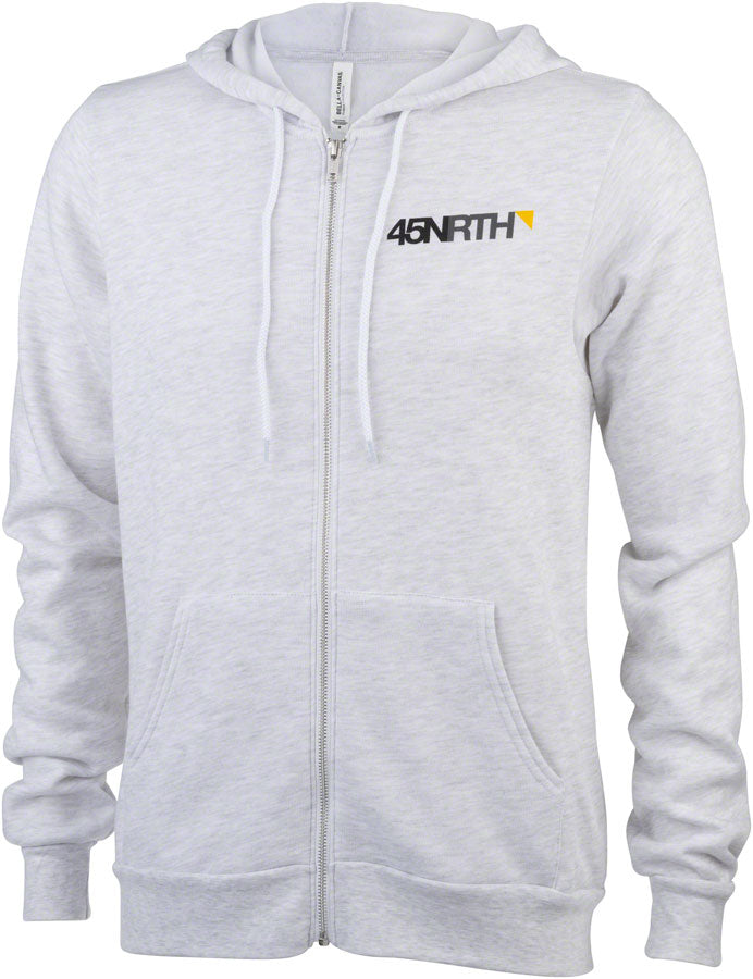 45NRTH Unisex Winter Wonder Zip Up Hoodie - Ash, Small | Warm & Stylish Cold Weather Jacket for Outdoor Activities & Casual Wear