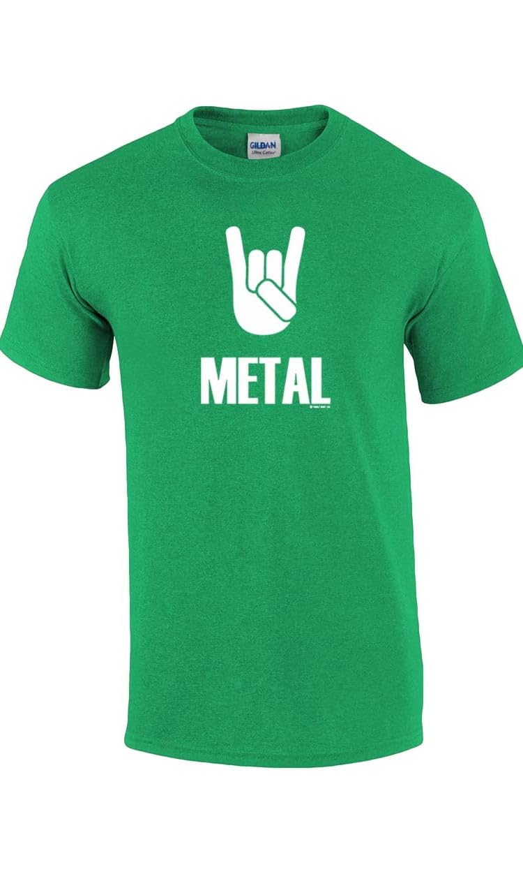 Heavy Metal Short Sleeve T-Shirt | Vintage Rock Music Tee | 80s 90s Alternative Band Shirt | Perfect for Concerts, Festivals & Retro Parties