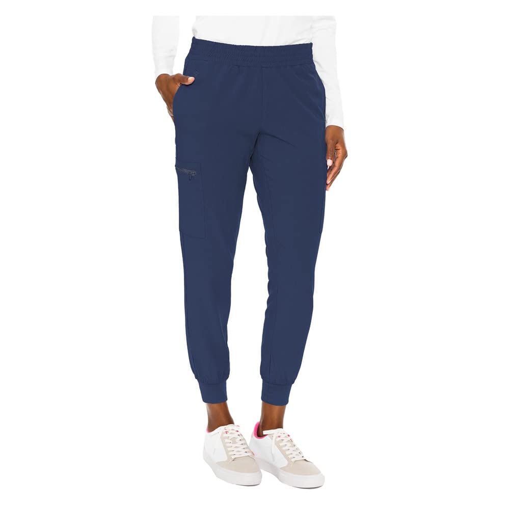 Med Couture Women's Energy Collection Seamed Jogger Scrub Pant - Comfortable Medical Scrubs for Nurses & Healthcare Professionals - Perfect for Hospital Shifts & Clinical Work