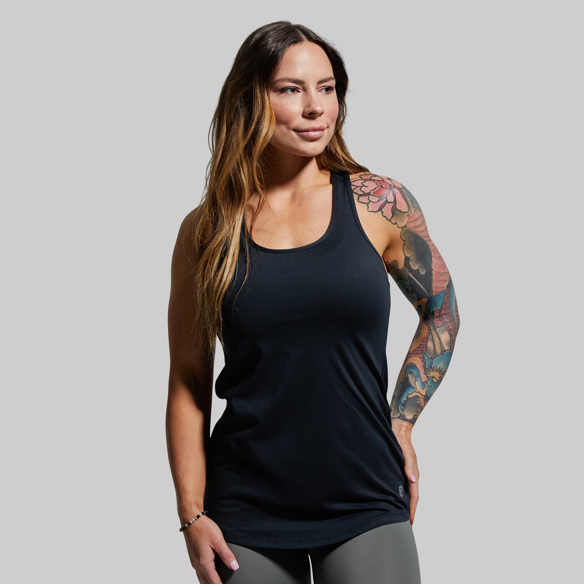 Your Staple Tank Top - Women's Basic Black Cotton Cami for Casual Wear, Layering & Summer Outfits