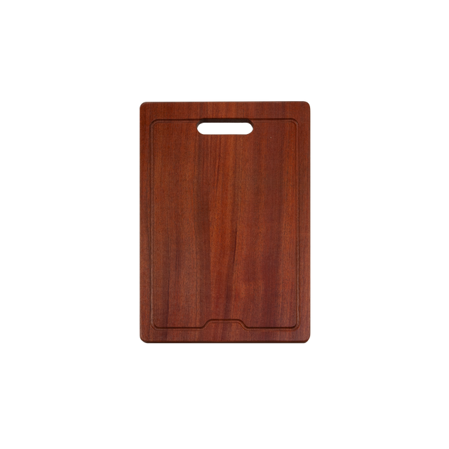 Houzer CB 1812 Premium Rubberwood Cutting Board - Durable Wooden Chopping Board for Kitchen, Butcher Block for Meat, Vegetables & Fruits - Perfect for Home Chefs & Professional Kitchens