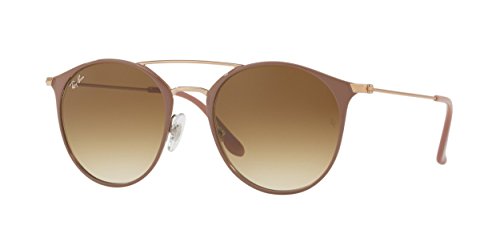 Beige on Copper/Clear Gradient Brown