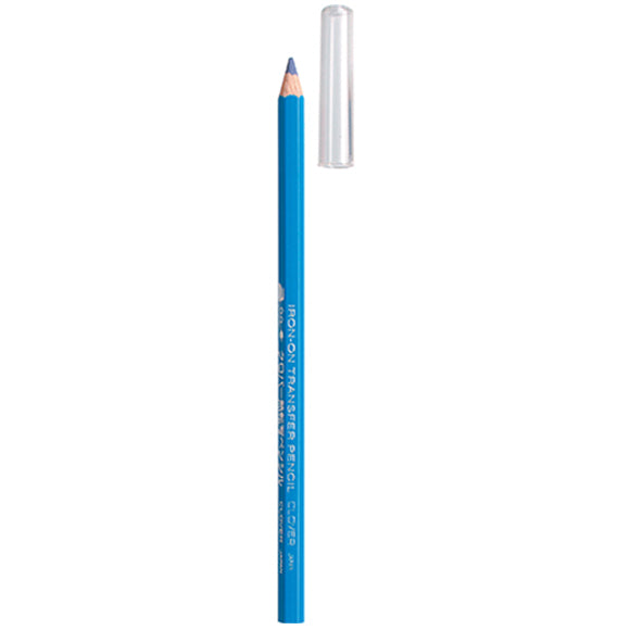 Clover Heat Transfer Pencil (Iron On) - Blue Fabric Marker for DIY Crafts, Sewing & Quilting - Perfect for T-Shirts, Tote Bags & Home Decor Projects
