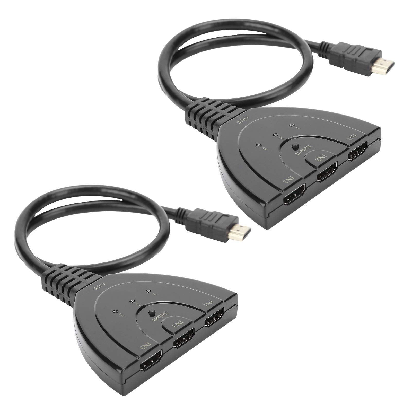 Shanrya 3-Port USB Hub Box Switch - Lightweight Multi-Functional Hub for Laptop, Projector, TV & Computer - Perfect for Home Office, Classroom & Entertainment Setup