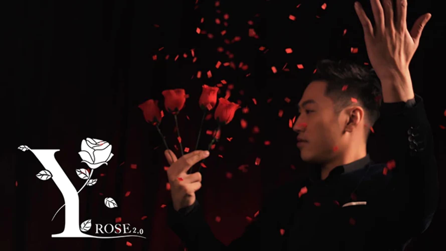 Y-Rose 2.0 Magic Trick Set by Mr. Y & Bond Lee - Professional Rose Vanishing Illusion Kit for Magicians | Perfect for Stage Performances, Close-up Magic, and Street Shows