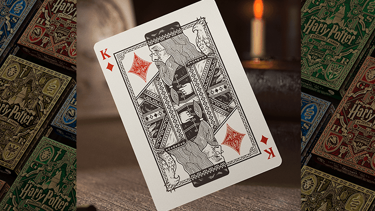 Harry Potter Slytherin House Themed Playing Cards - Official Wizarding World Collectible Deck for Magic Fans & Game Nights