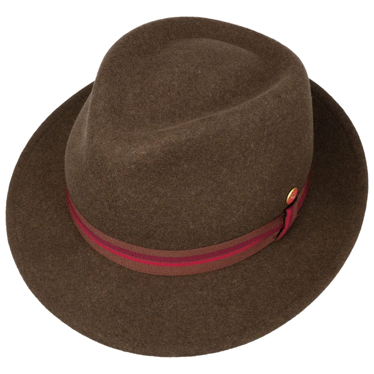 Stylish Maleo Stripes Trilby Wool Hat by Mayser - Classic Men's Winter Fashion Accessory for Outdoor Events, Weddings & Casual Wear