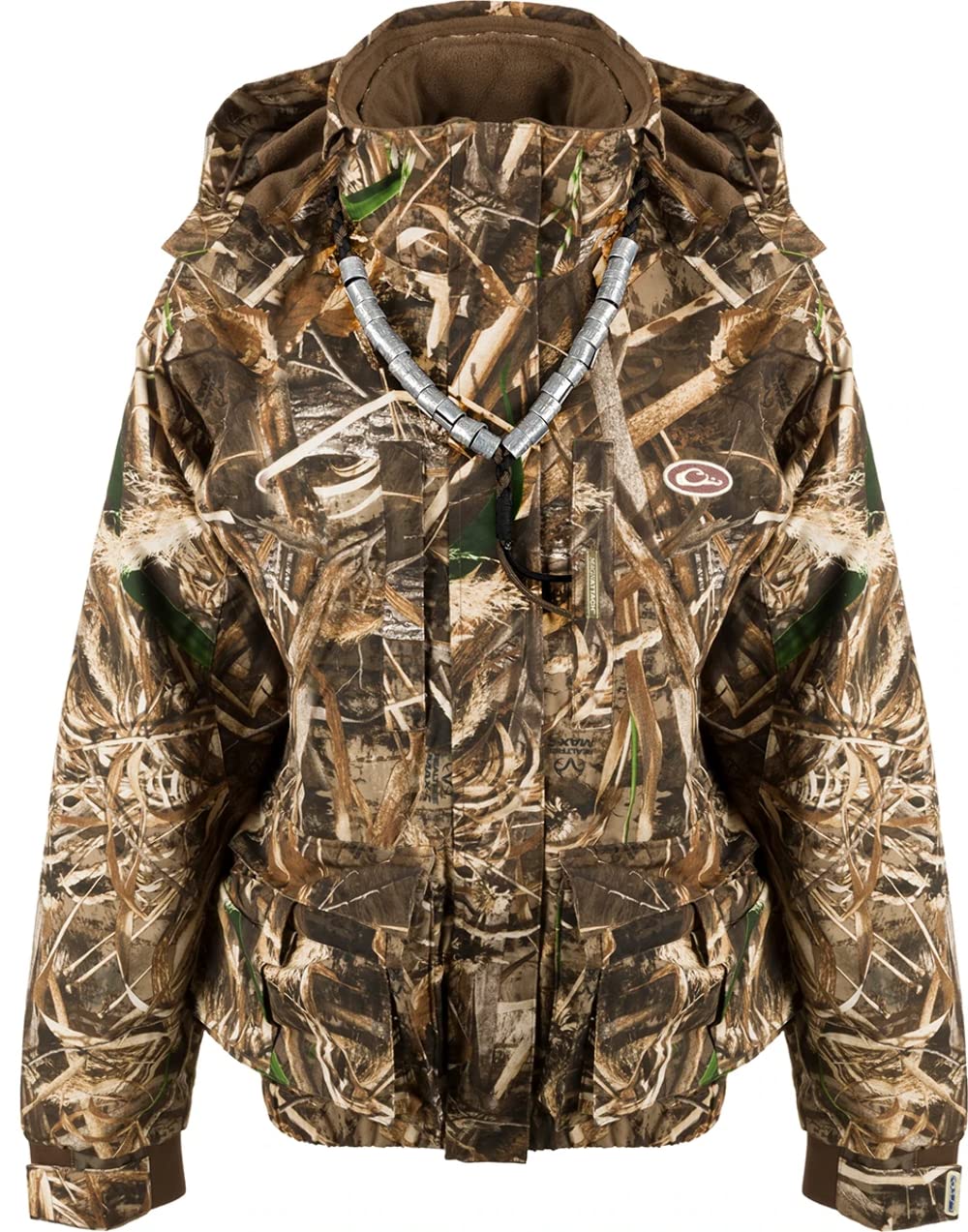 Drake Waterfowl Men's Waterproof Hunting Jacket - Lightweight Camo Outdoor Coat for Cold Weather - Ideal for Duck Hunting, Fishing & Outdoor Adventures