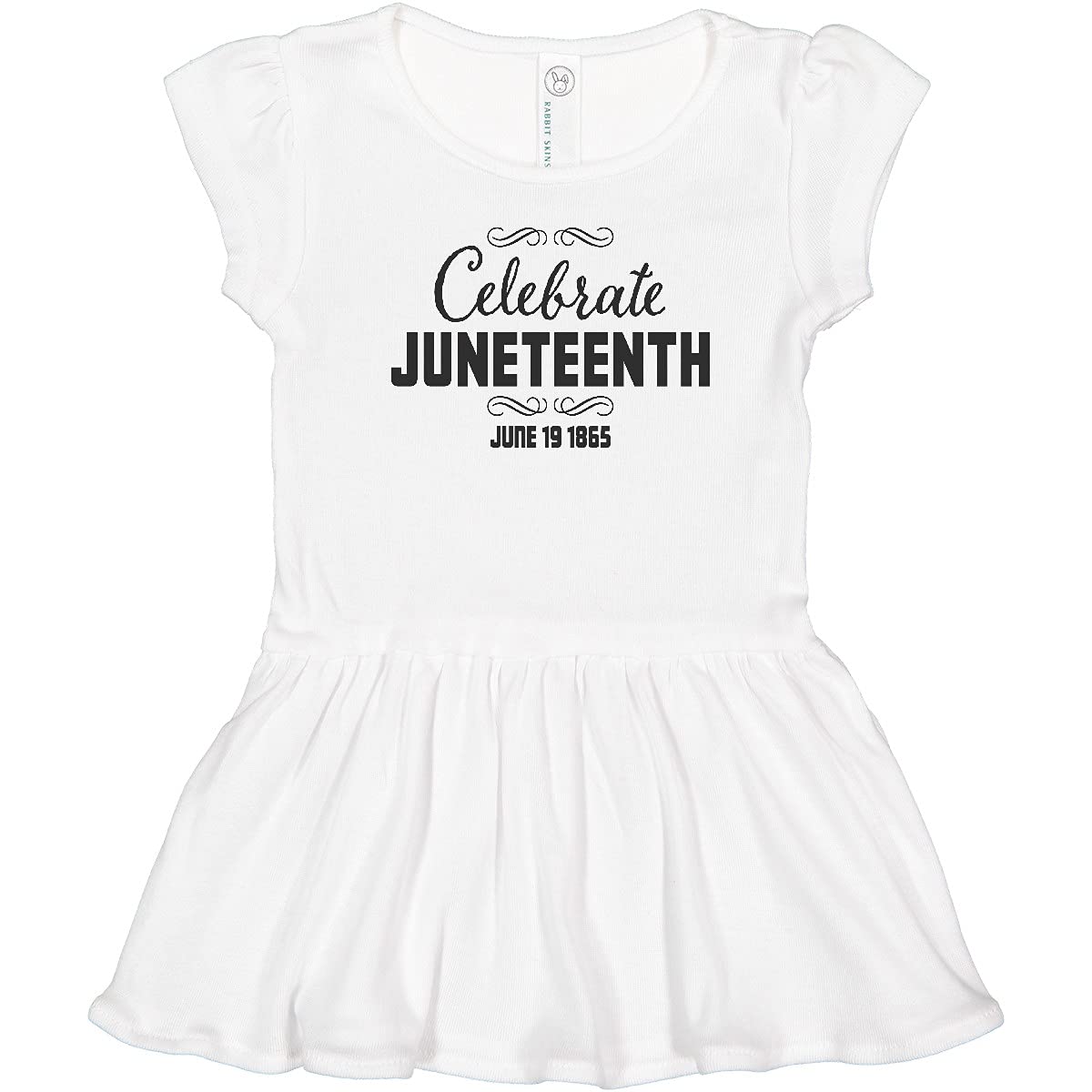 Inktastic Celebrate Juneteenth Toddler Dress - Black History Month Kids Outfit for Girls & Boys - Perfect for Juneteenth Celebrations, Family Gatherings & Cultural Events