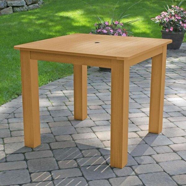 Premium Outdoor Square Counter Height Dining Table Set - Weather-Resistant Patio Furniture for Backyard, Garden & Poolside Dining