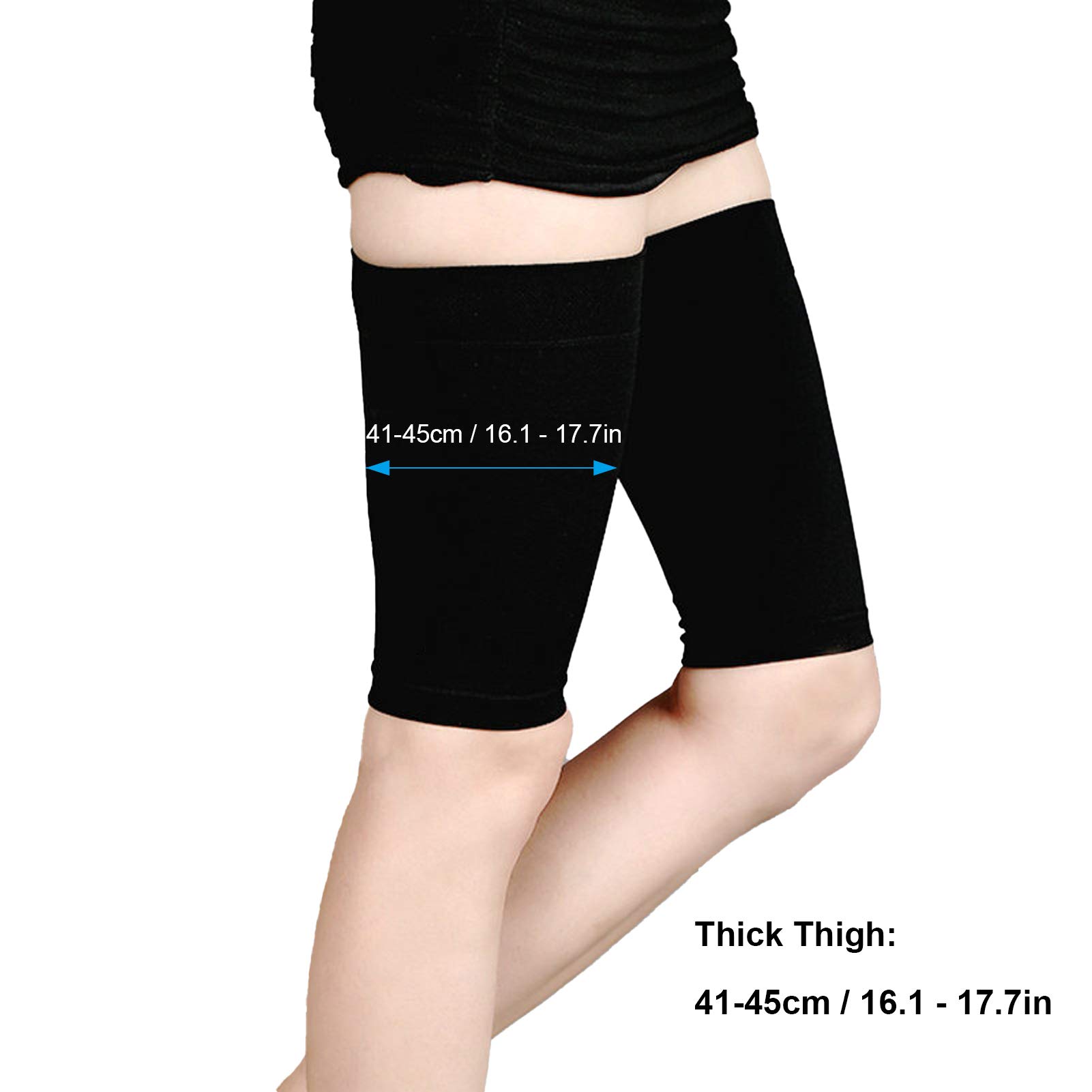 Keenso Leg Compression Sleeves - Elastic Thigh High Compression Socks for Varicose Veins, Circulation Support & Sports Recovery - Perfect for Running, Nursing, Travel & Post-Workout Muscle Relief