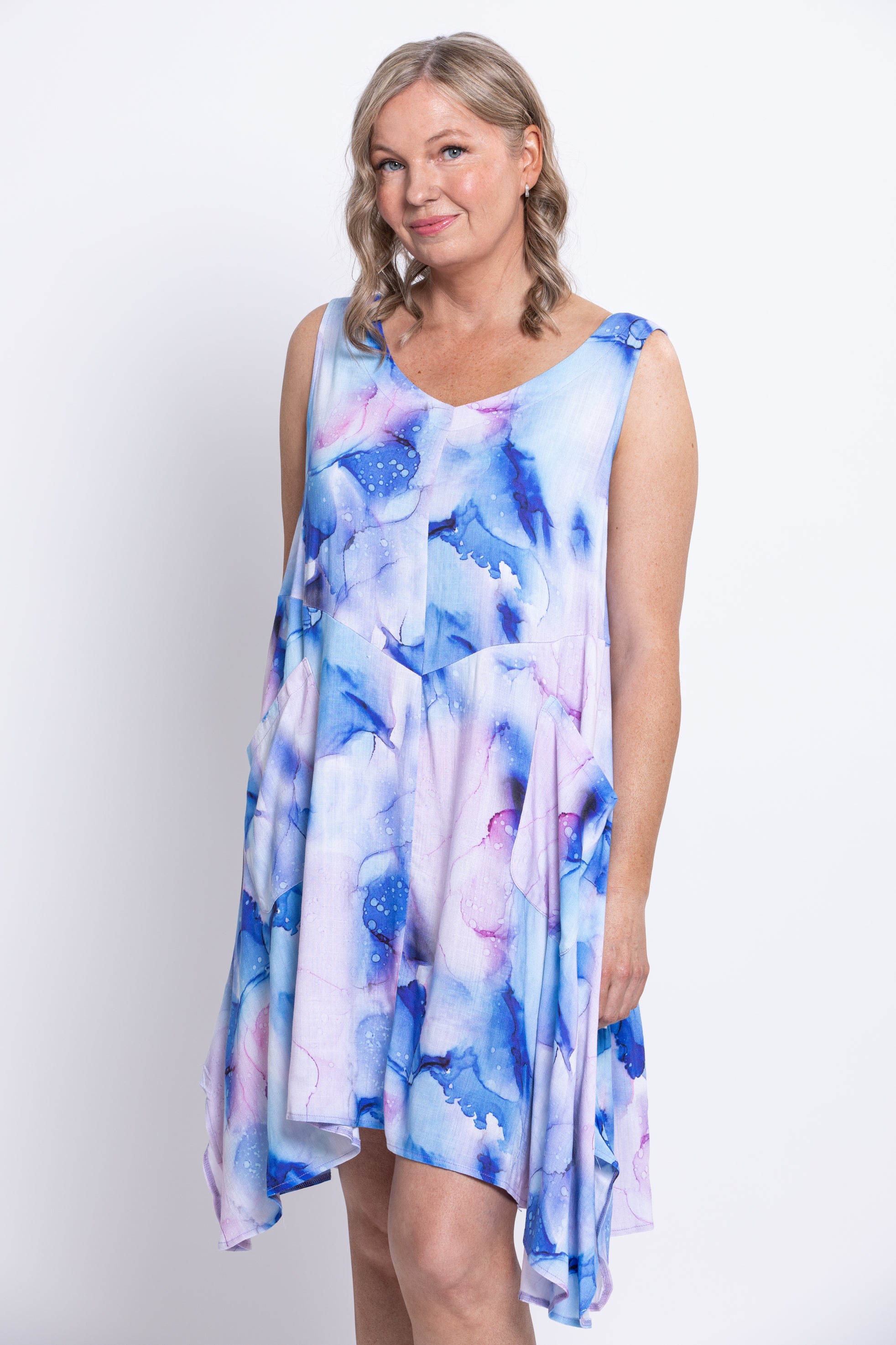 Gia Dress for Women - Salisbury Style Linen Bamboo Blend Summer Dress - Perfect for Beach Vacations, Brunch Dates, and Casual Outings
