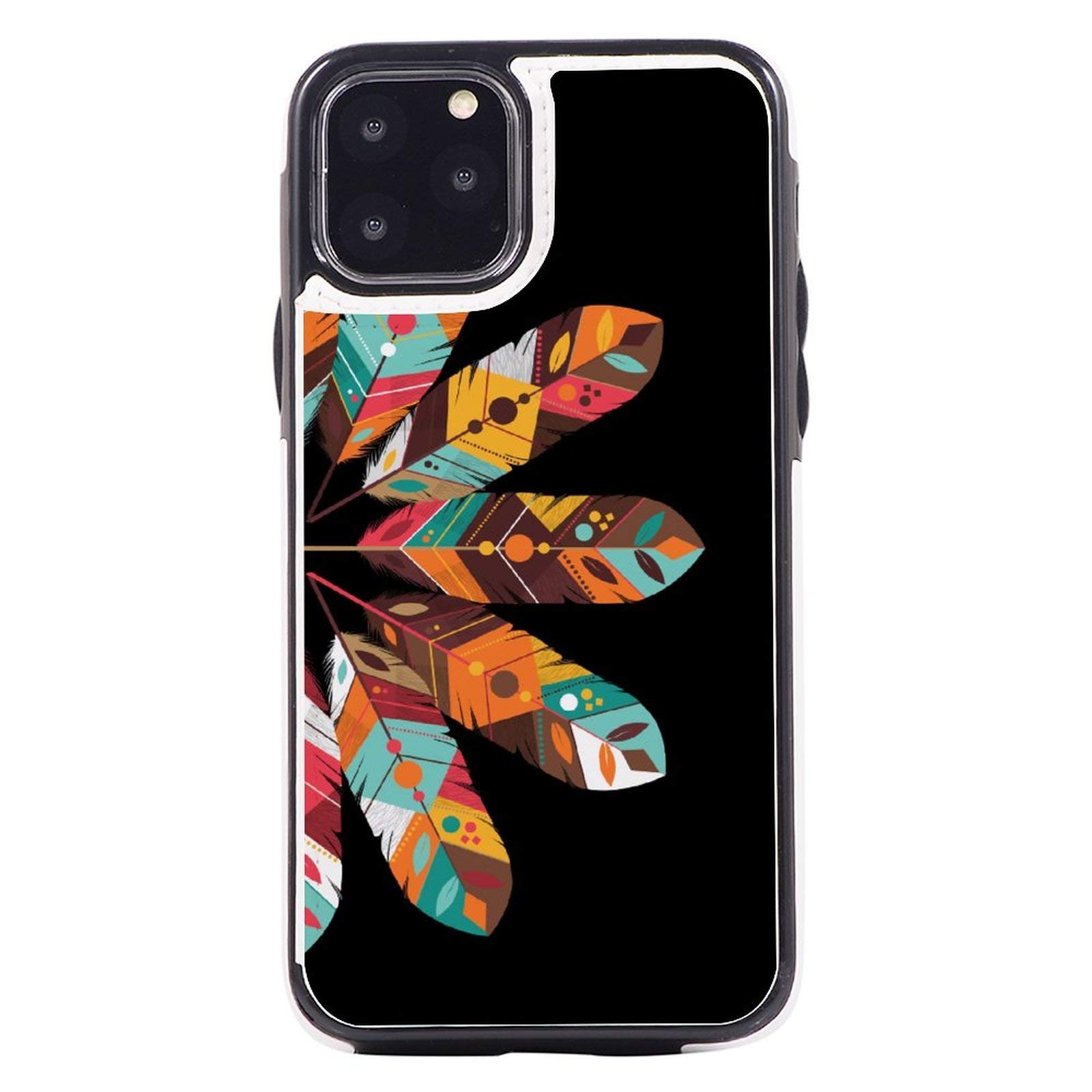 Peacock Feather iPhone 11 Pro Wallet Case - Premium TPU Leather Folio Stand Cover with Card Slots & Magnetic Closure | Stylish Protective Phone Case for Women & Men | Perfect for Work, Travel & Everyday Use