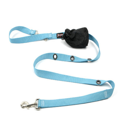 Smoochy Poochy Hands-Free Nylon Dog Leash - 6 Feet Adjustable Pet Lead with Durable Clip - Multiple Colors for Small Medium Large Dogs - Perfect for Walking, Running, Hiking & Outdoor Adventures