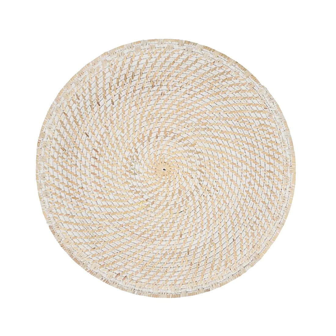 Premium Hand-Woven Rattan Placemats Set of 4 - 15