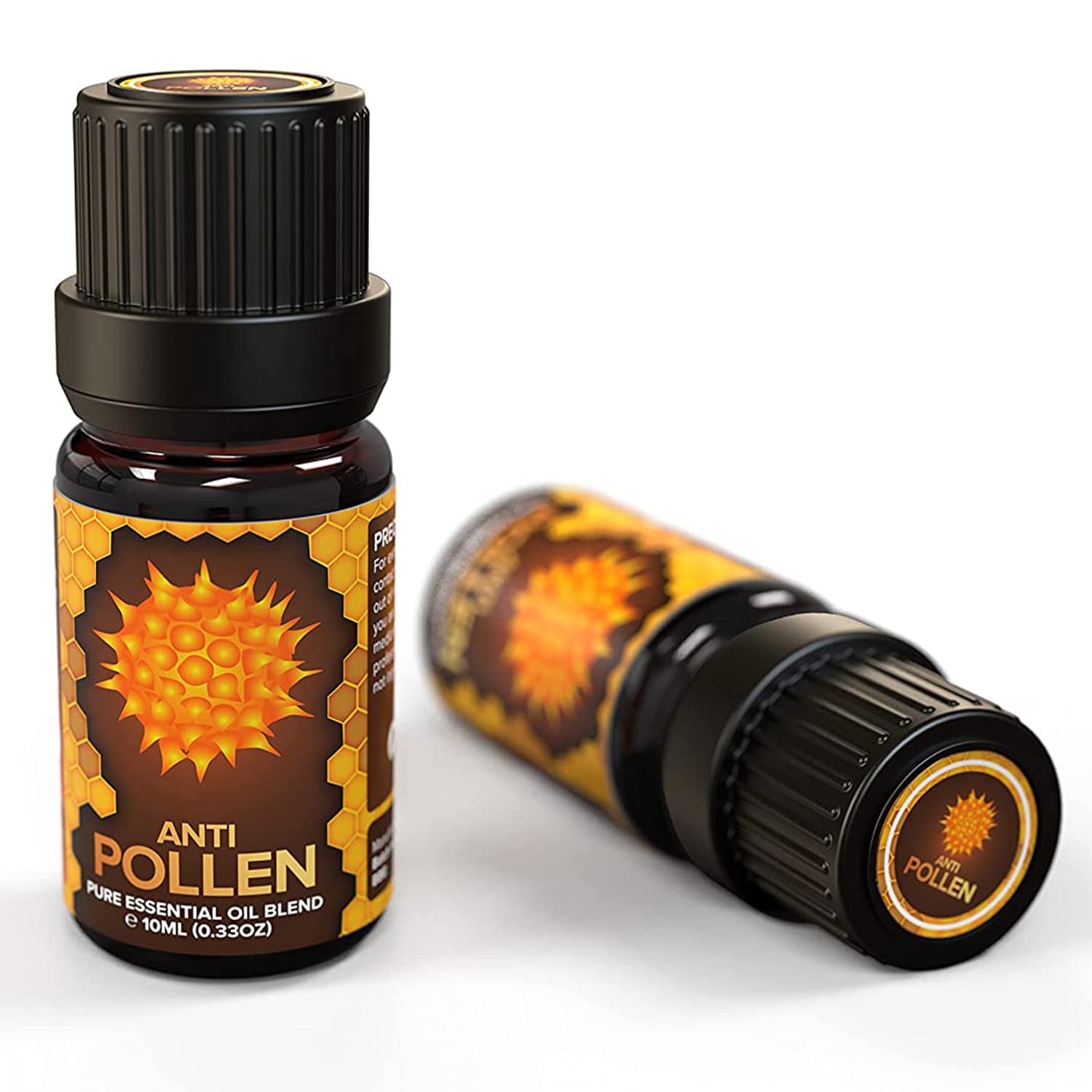Ecodrop Allergy Relief Essential Oil Blend - 10ml | Pure Therapeutic Grade Aromatherapy with Lemon, Lavender, Chamomile & Eucalyptus | Natural Decongestant for Seasonal Allergies, Hay Fever & Sinus Relief | Perfect for Diffusers, Massage & Home Relaxation