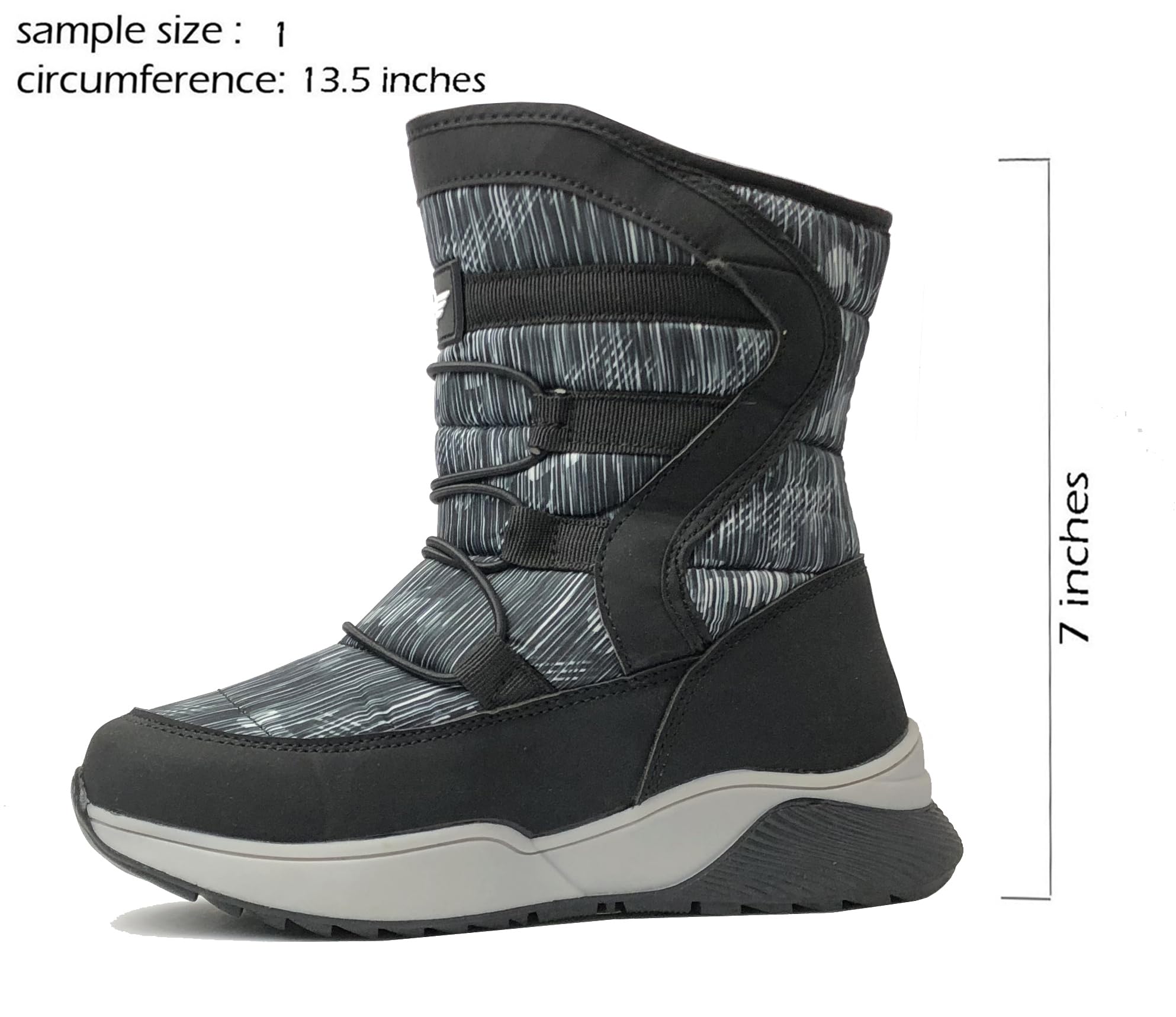 REDVOLUTION Unisex Slip-Resistant Waterproof Snow Boots for Toddler, Little Kid & Big Kid | Winter Fashion Shoes for Boys & Girls | Perfect for Snow Play, Sledding & Cold Weather Outdoor Activities