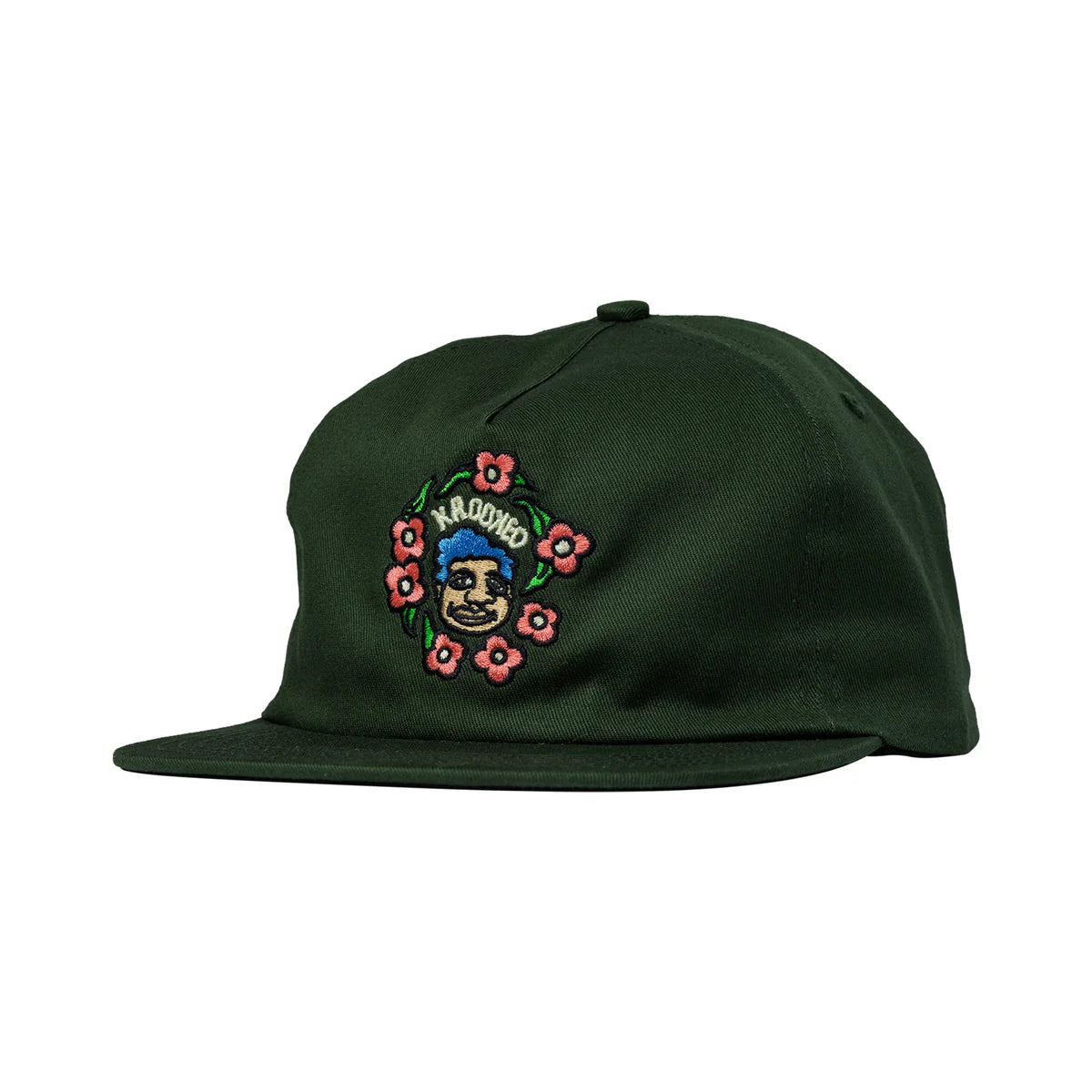 Krooked Sweatpants Redux Hat - Green | Adjustable Snapback Baseball Cap for Men & Women | Perfect for Streetwear, Skateboarding & Casual Outfits