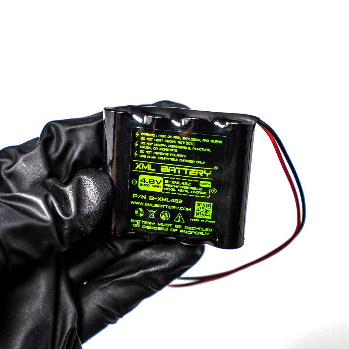 4.8V 2000mAh Ni-MH Rechargeable Battery Pack with USB Charger - Replacement for RC Cars, Drones, Toys - Long Lasting Power for Remote Control Vehicles & Hobby Gadgets