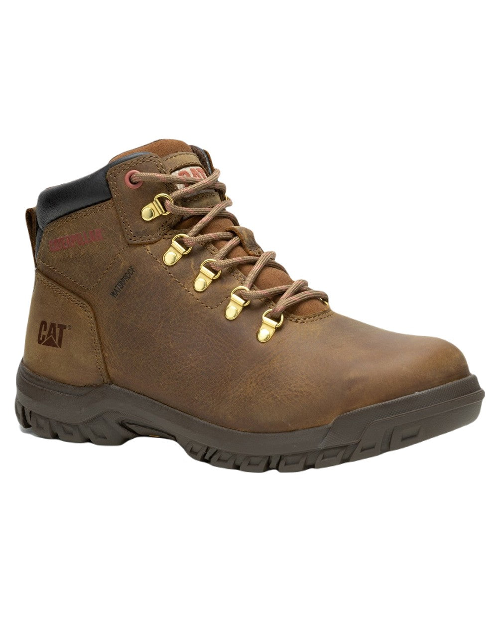 Caterpillar Women's Mae Waterproof Steel Toe Safety Work Boots - Slip Resistant & Comfortable for Construction, Warehouse & Outdoor Jobs