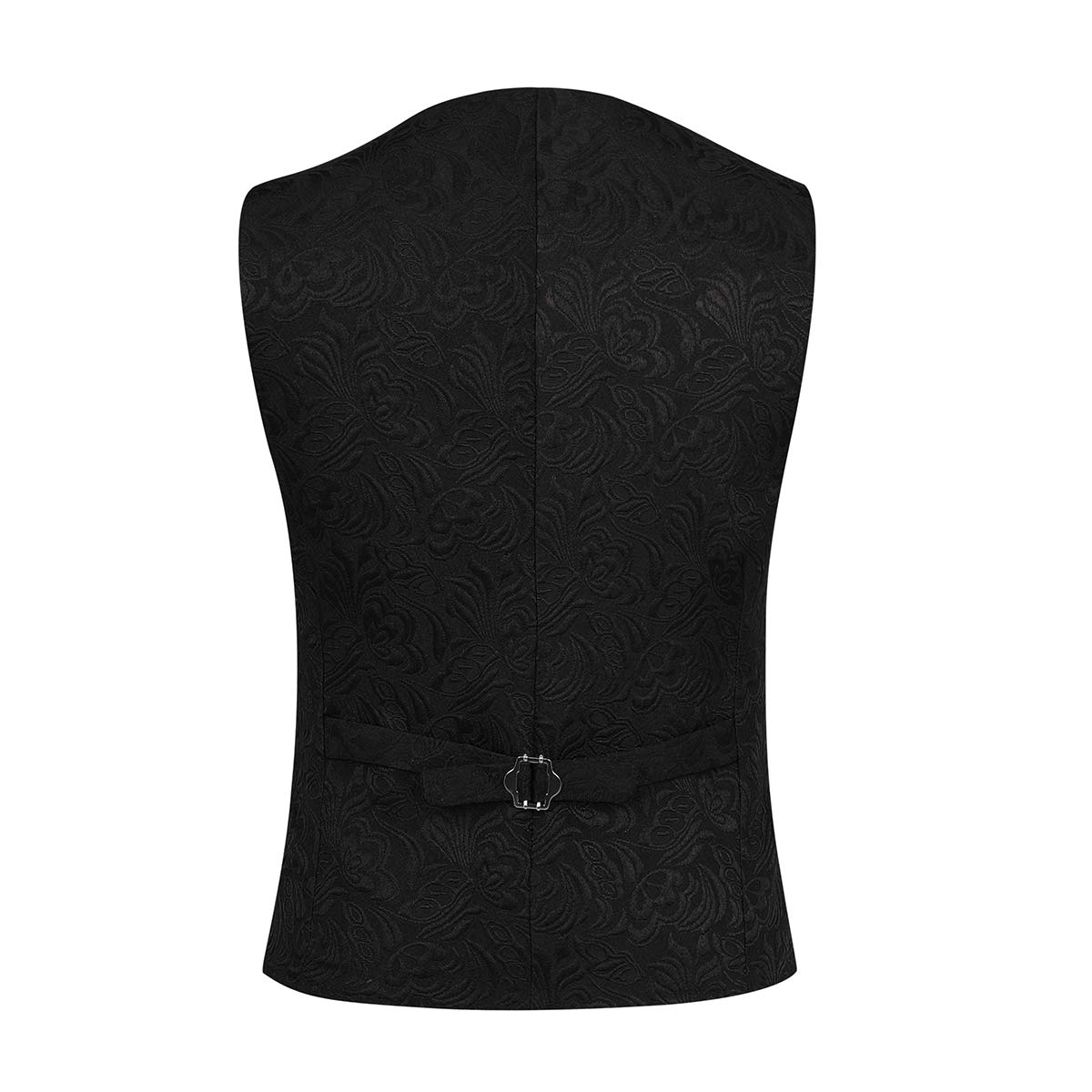 YFFUSHI Men's 3 Piece Slim Fit Jacquard Tuxedo Suit Set - One Button Shawl Collar Jacket, Vest & Dress Pants for Weddings, Prom & Formal Events | Premium Business & Evening Wear