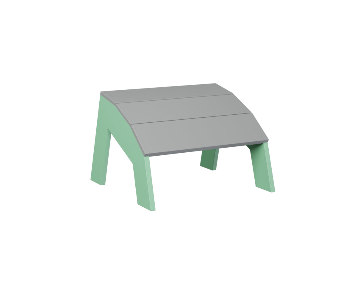 Berlin Gardens Nordic Adirondack Footstool - Outdoor Patio Furniture, Solid Wood Footrest for Garden, Deck & Poolside Relaxation