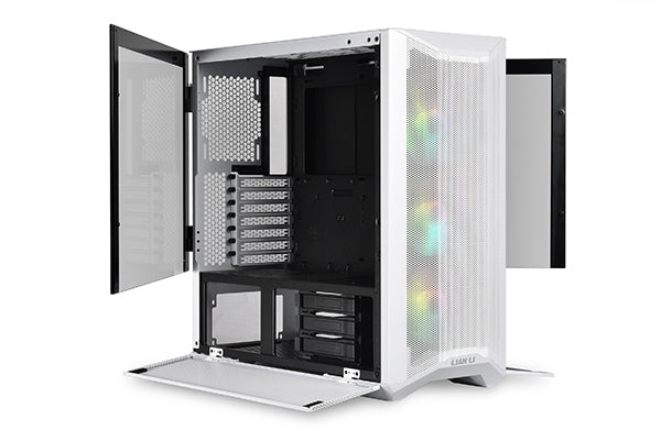 Lian Li LANCOOL II MESH RGB + USB Type C Tempered Glass E-ATX PC Case - High Airflow Gaming Computer Tower for Custom Builds & RGB Setup