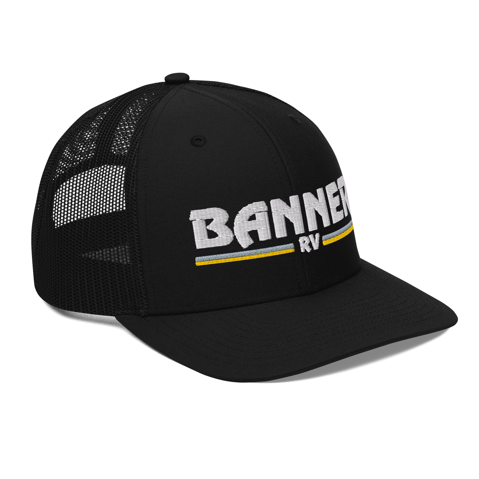 Custom Embroidered Banner RV Trucker Cap - Adjustable Dad Hat for Men & Women - Perfect for Camping, Road Trips & Outdoor Adventures