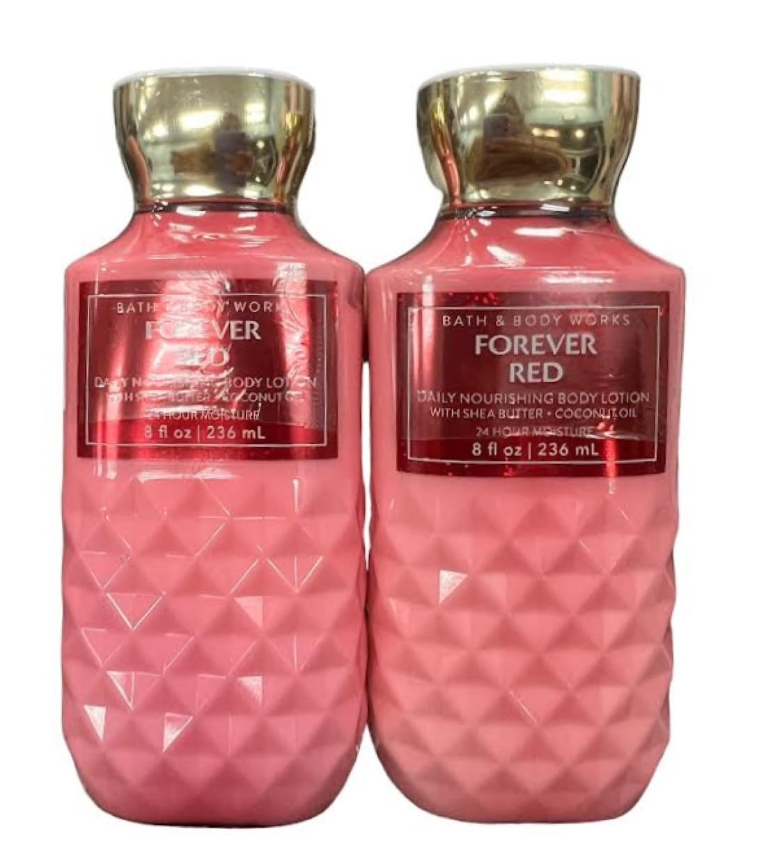 Bath & Body Works Forever Red Fragrance Gift Set - 2 Pack Body Lotion | Moisturizing & Long-Lasting Scent | Perfect for Holidays, Birthdays & Self-Care Gifts