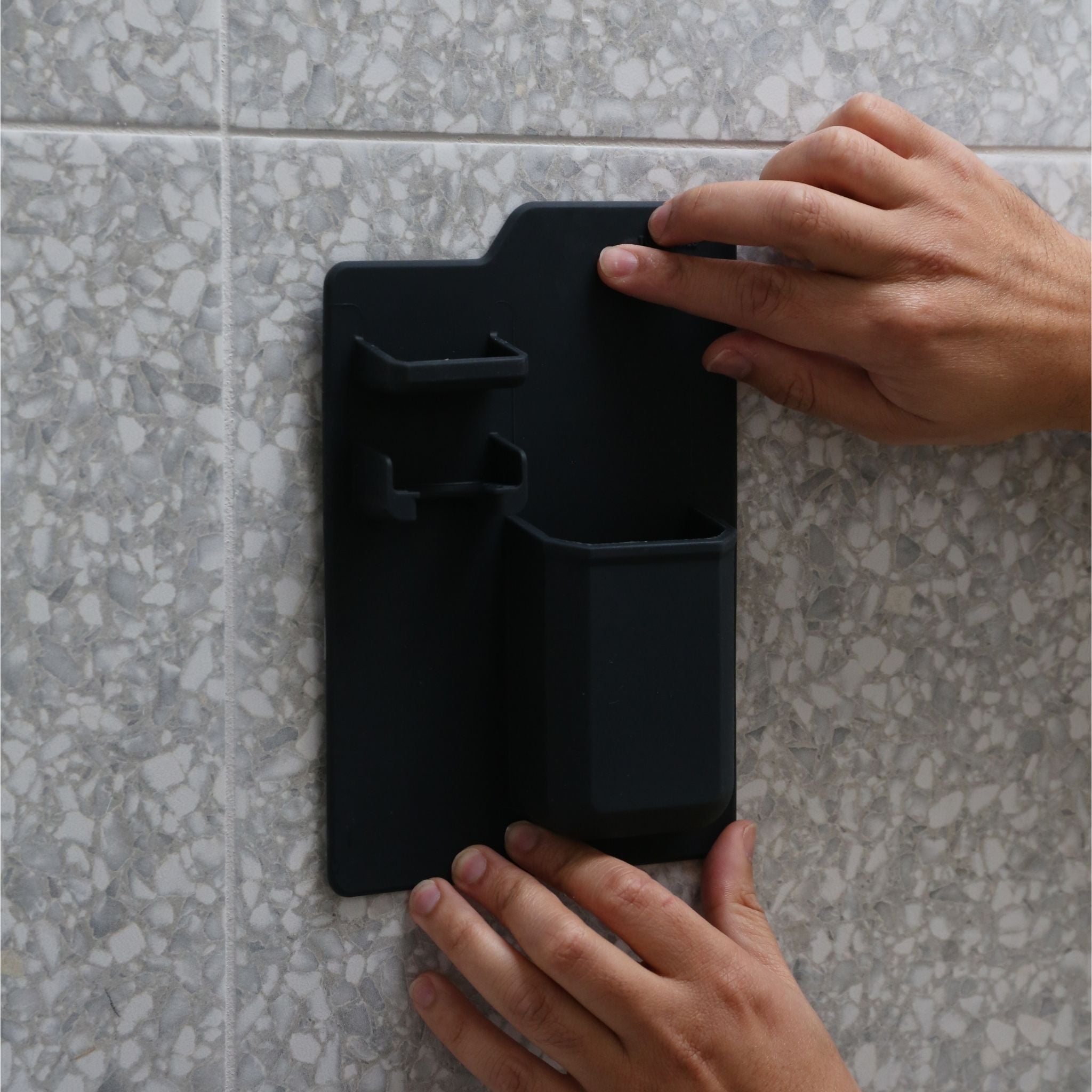 TOOLETRIES The Harvey Toothbrush and Razor Holder - Rustproof Shower Caddy for Bathroom Organization - Perfect for Shower, Sink Countertop, and Travel Accessories Storage