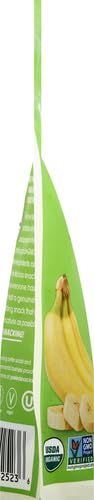Organic Dried Banana Snacks, 2.8 oz | Vegan, Gluten-Free, Non-GMO | Healthy On-the-Go Snack for Work, School, Hiking & Travel