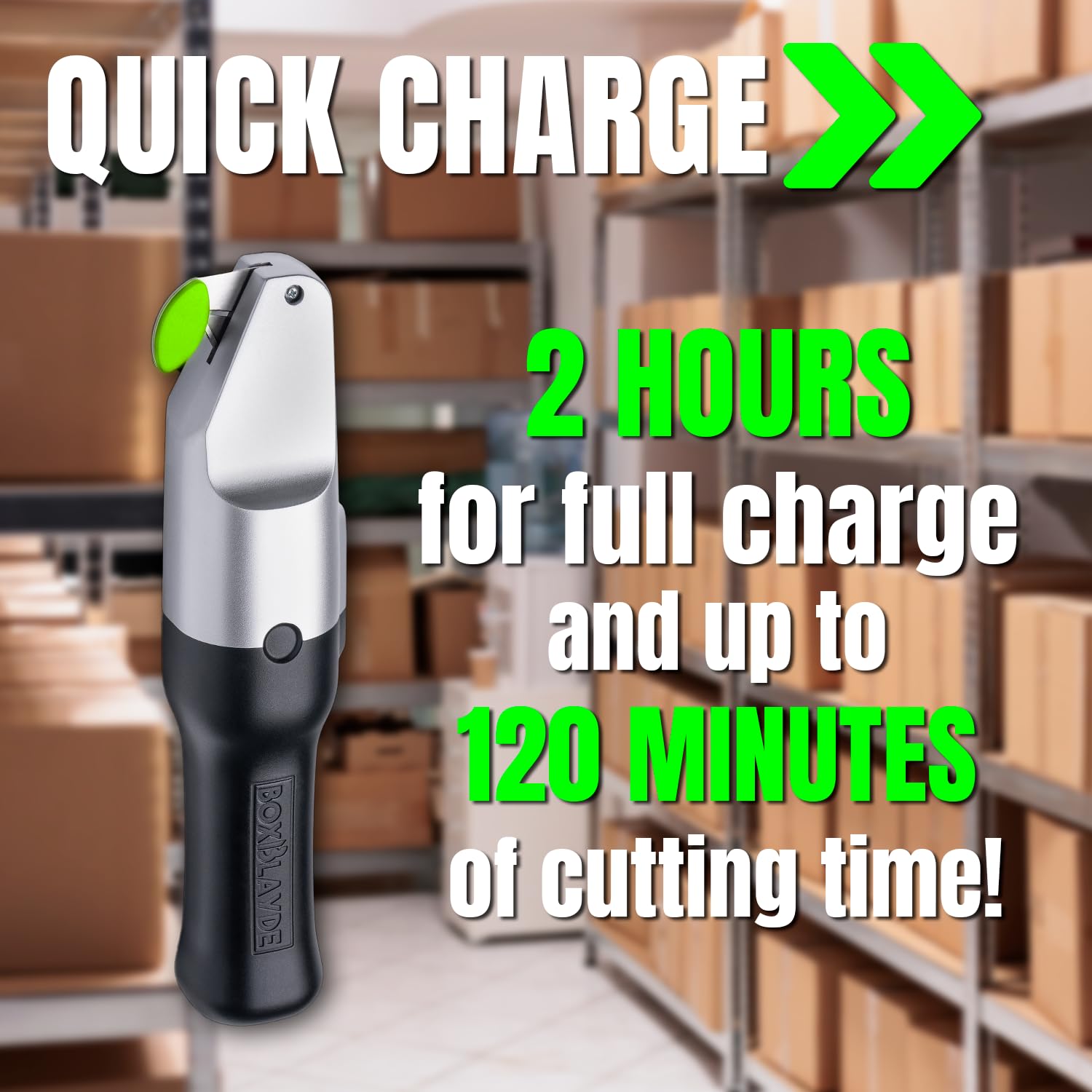 Premium Electric Cardboard Cutter - Heavy Duty Power Box Cutter for Home, Office & Industrial Use | Effortless Cutting for Packaging, Shipping & Warehouse Operations