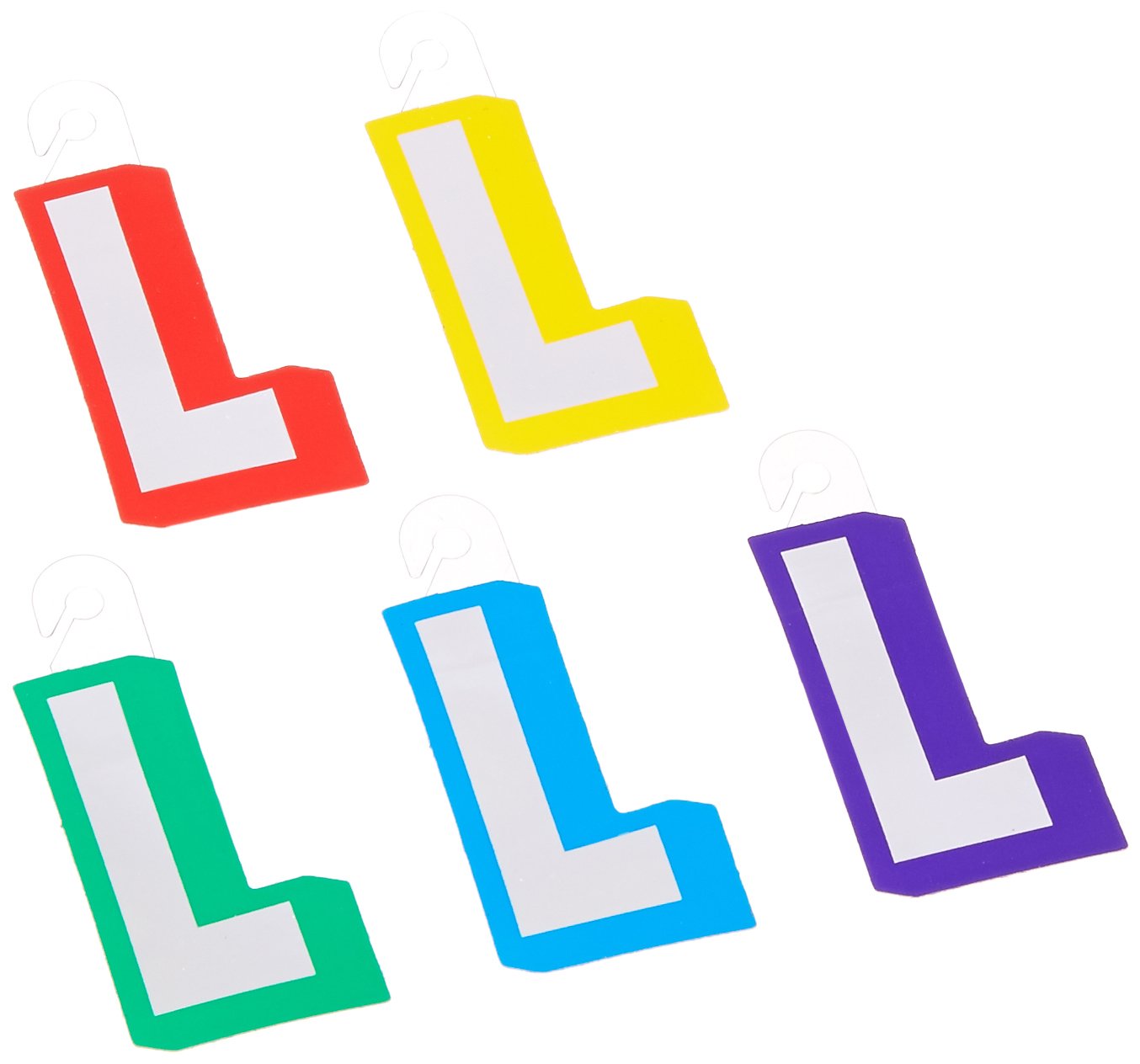PIONEER BALLOON COMPANY Just Write Balloon Stickers with Hang Tab - Letter L Stickers for Party Decorations, Birthday Celebrations & Classroom Activities