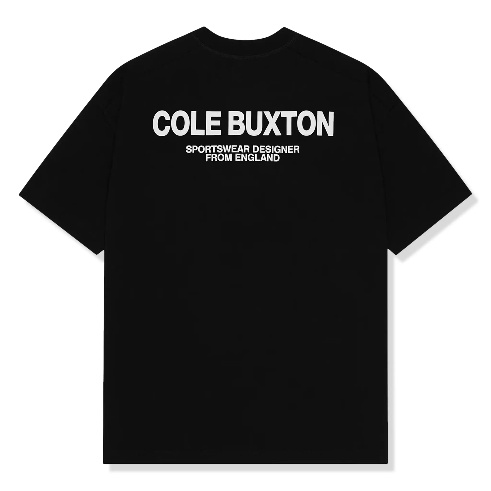 Cole Buxton CB Sportswear Black T-Shirt for Men - Premium Cotton Streetwear Tee for Gym, Casual & Everyday Wear