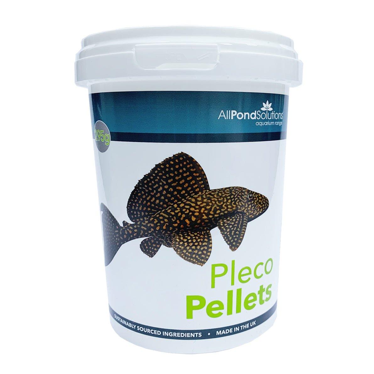 Premium Pleco Pellets Fish Food - 165g & 295g Options - 8mm Sinking Pellets for Bottom Feeders - AllPondSolutions - Ideal for Plecostomus, Catfish & Algae Eaters in Freshwater Aquariums