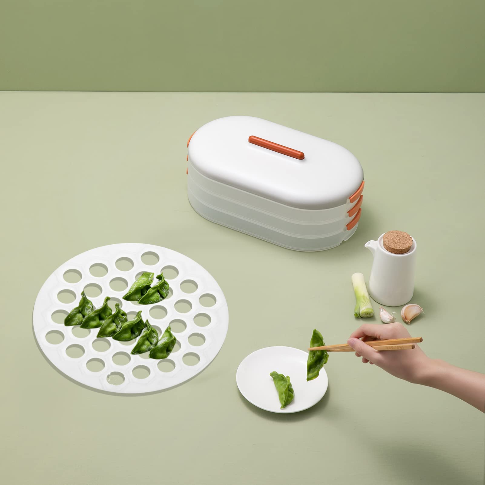 UPKOCH 37-Hole Dumpling Maker Mold - Professional Pelmeni & Meatball Mold for Homemade Dumplings, Pierogi, Gyoza | Perfect for Family Cooking, Meal Prep & Asian Cuisine Lovers
