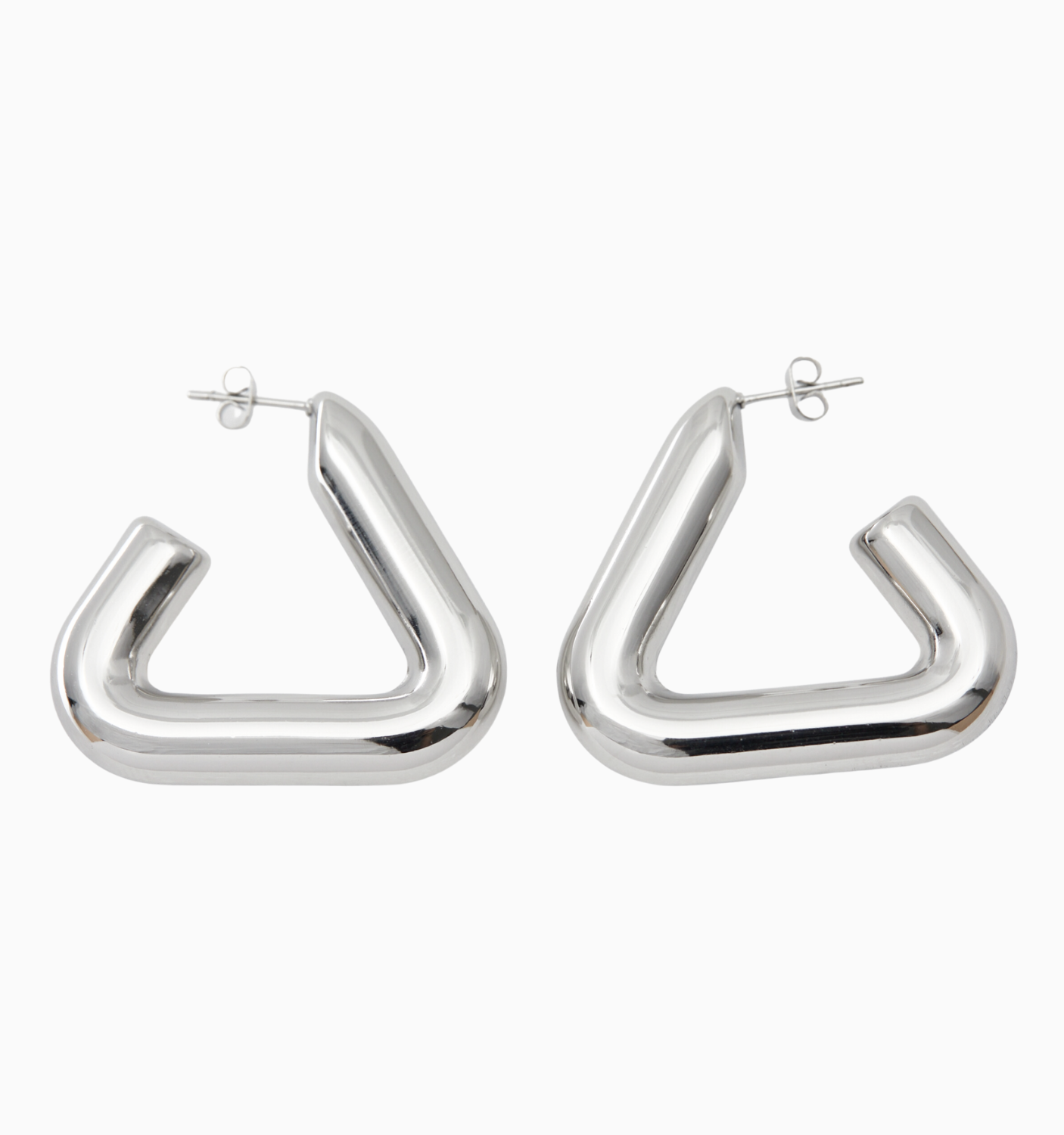 Mila Hoop Earrings for Women - 14K Gold Plated Stainless Steel Dangle Hoops - Trendy Fashion Jewelry for Everyday Wear & Special Occasions