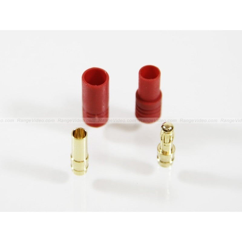 HXT 3.5mm Gold Plated Connector for RC Motor ESC (12 Pack) - Waterproof & Durable for RC Cars, Drones, and DIY Electronics Projects