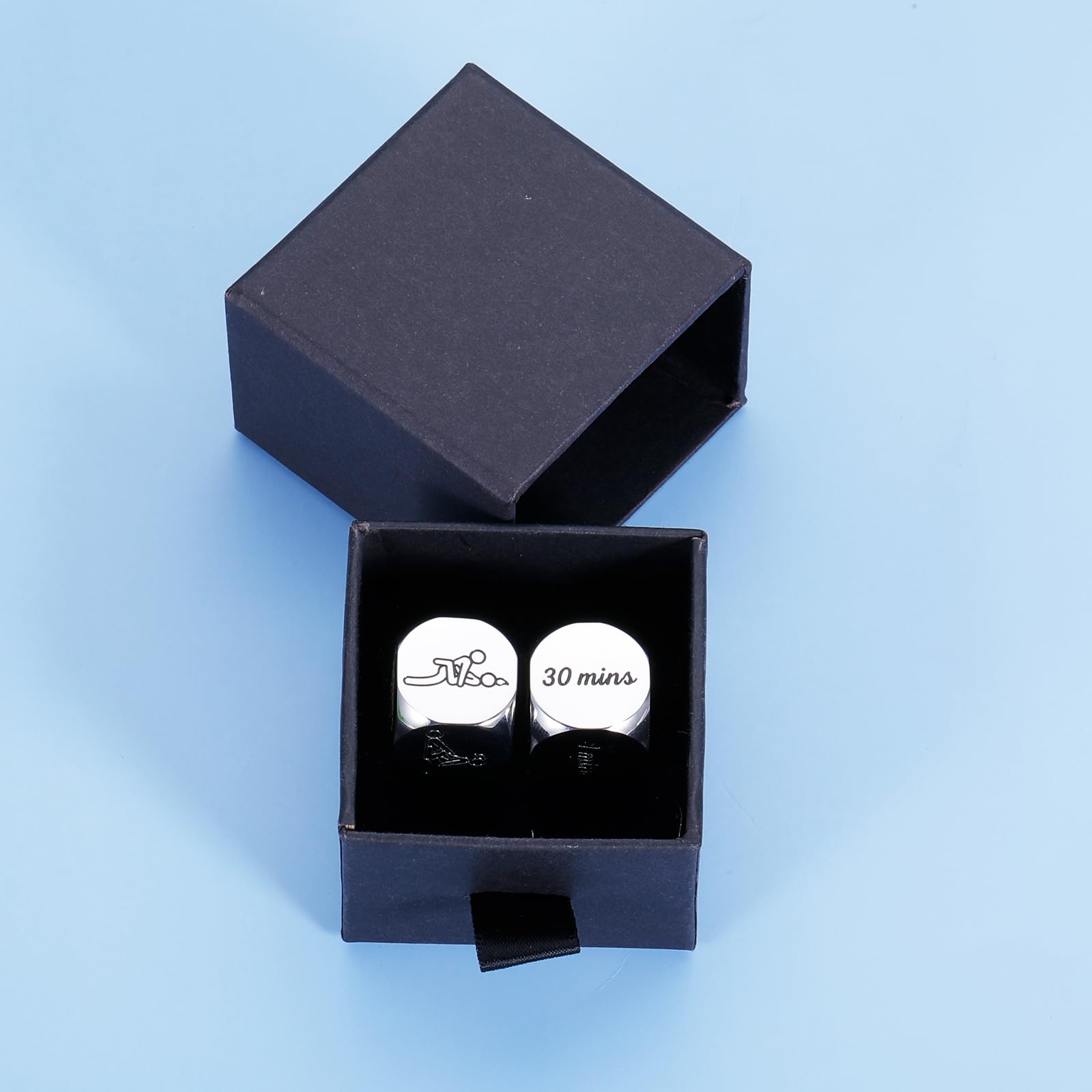 2PCS Adult Sex Position Dice - Fun Couples Game for Date Night, Romantic Gifts for Him & Her, Intimate Decision Dice for Spice Up Relationship - Perfect for Anniversary, Valentine's Day & Bedroom Play
