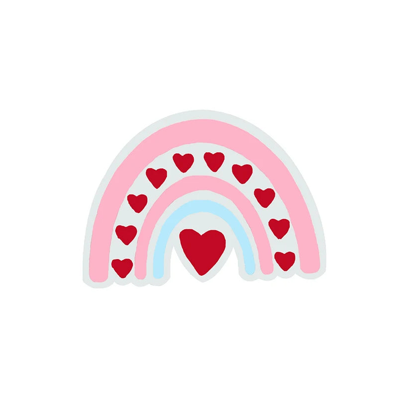 1Pcs Cute Pink Love Shoe Charms Pin for Crocs - DIY Shoe & Wristband Decoration for Girls & Women - Perfect for Parties, Christmas Gifts & Everyday Fashion Accessories