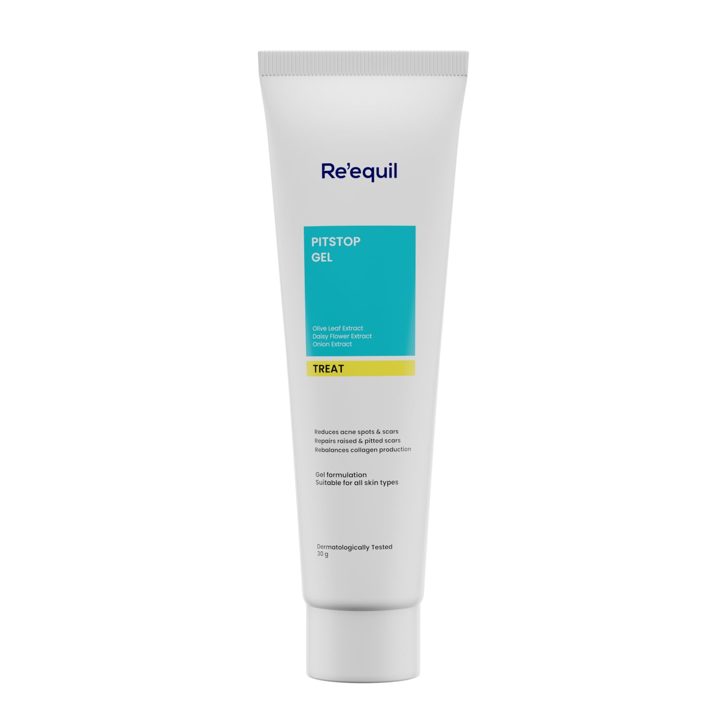 RE' EQUIL Pitstop Gel - Acne Scar Repair Treatment for All Skin Types | Reduces Pitted Marks & Blemishes | 30g Face Gel for Clear Skin | Perfect for Post-Acne Care & Daily Skincare Routine