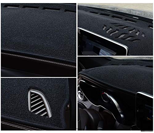 Black Car Dashboard Cover for Mazda CX-5 (2017-2022) - Non-Slip Dash Mat Protector with Sun Glare Reduction | Perfect for Road Trips & Daily Commuting