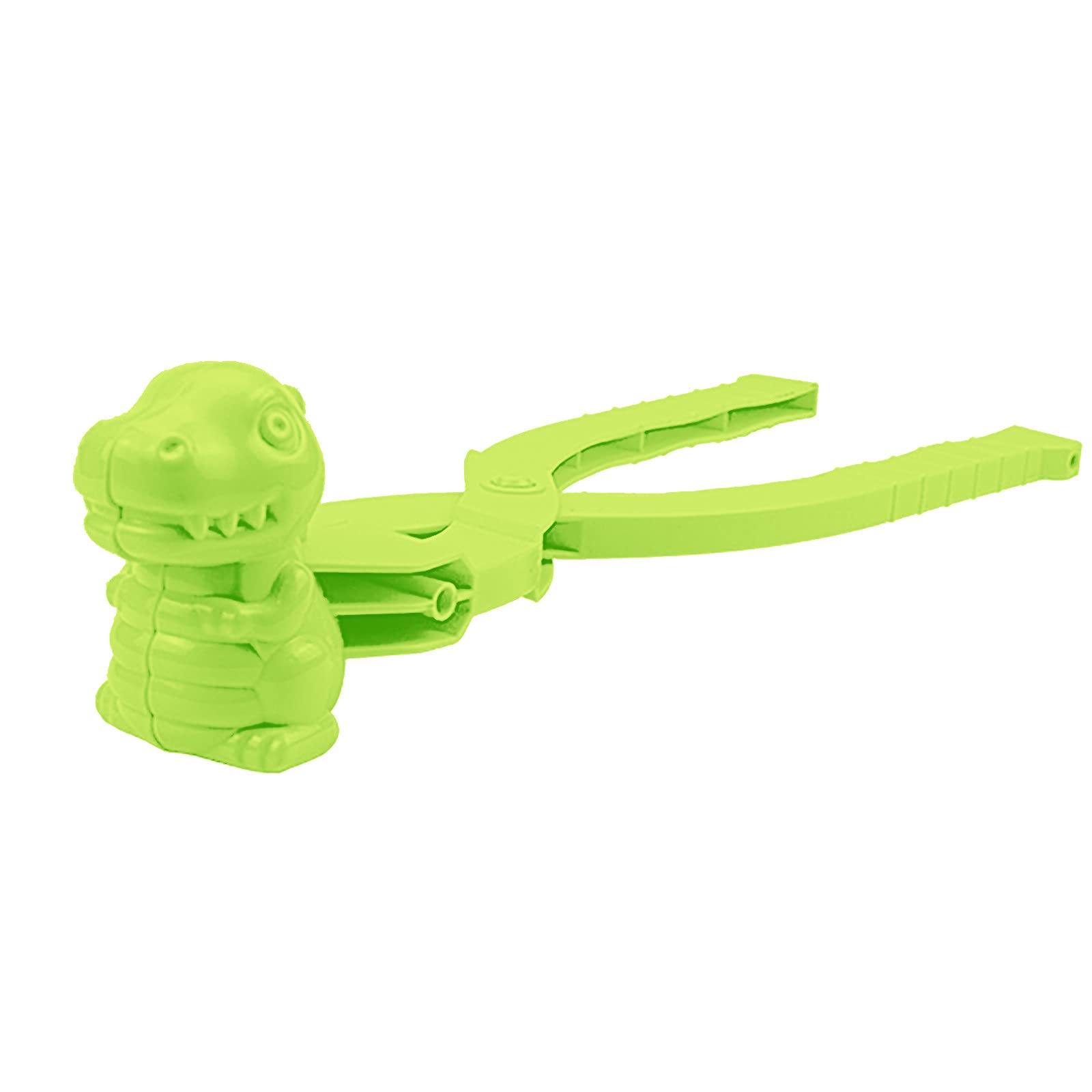 Dinosaur Snow Mold Maker for Kids - Winter Snowball Shaped Tool, Outdoor Sand & Snow Toy for Boys & Girls (Green, One Size) - Perfect for Snow Play, Beach Activities & Winter Fun