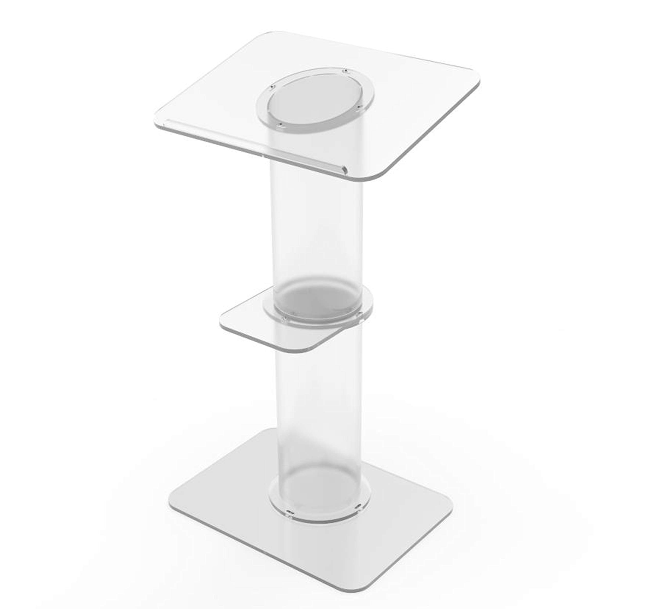FixtureDisplays® Clear Acrylic Podium - 23.3
