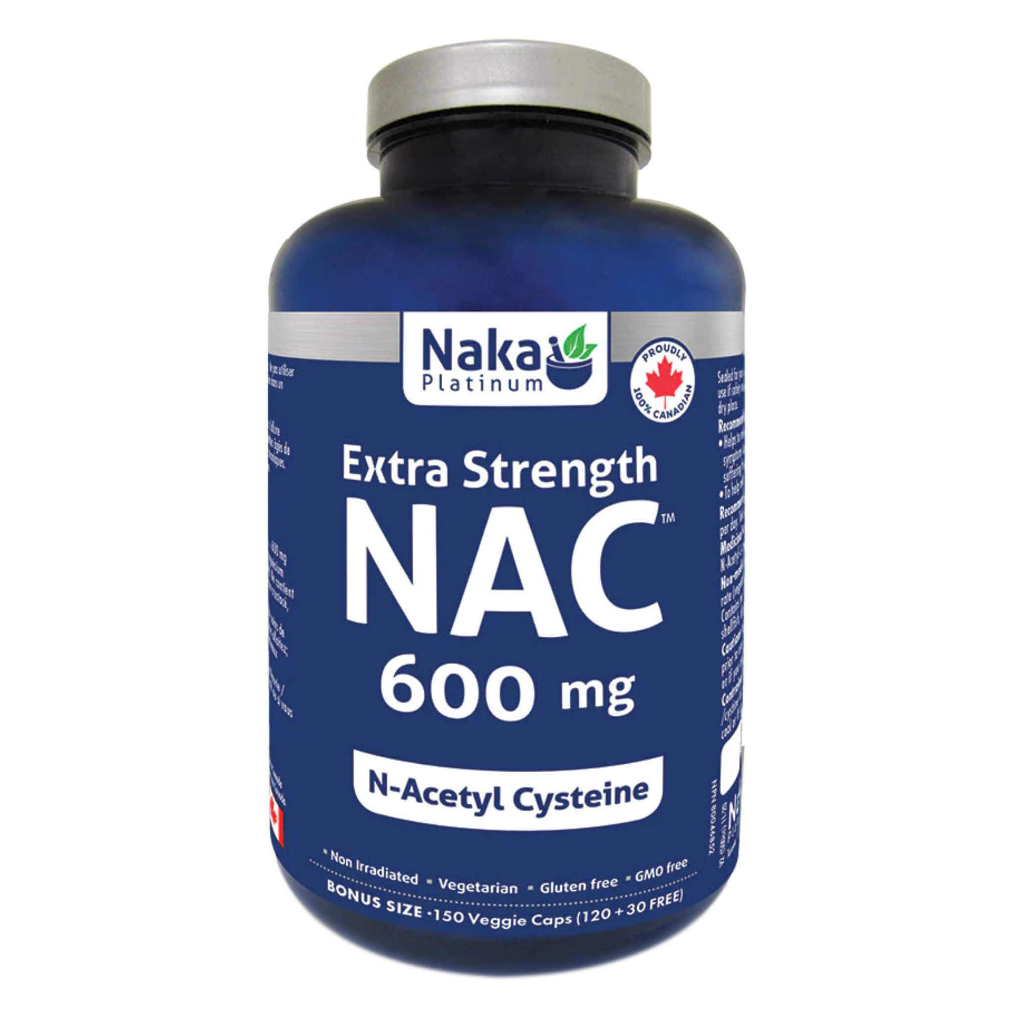 Nutri Nac Bonus 120 Capsules - 30 Day Supply | Premium Nutritional Supplement for Immune Support & Detox - Perfect for Daily Wellness & Active Lifestyle