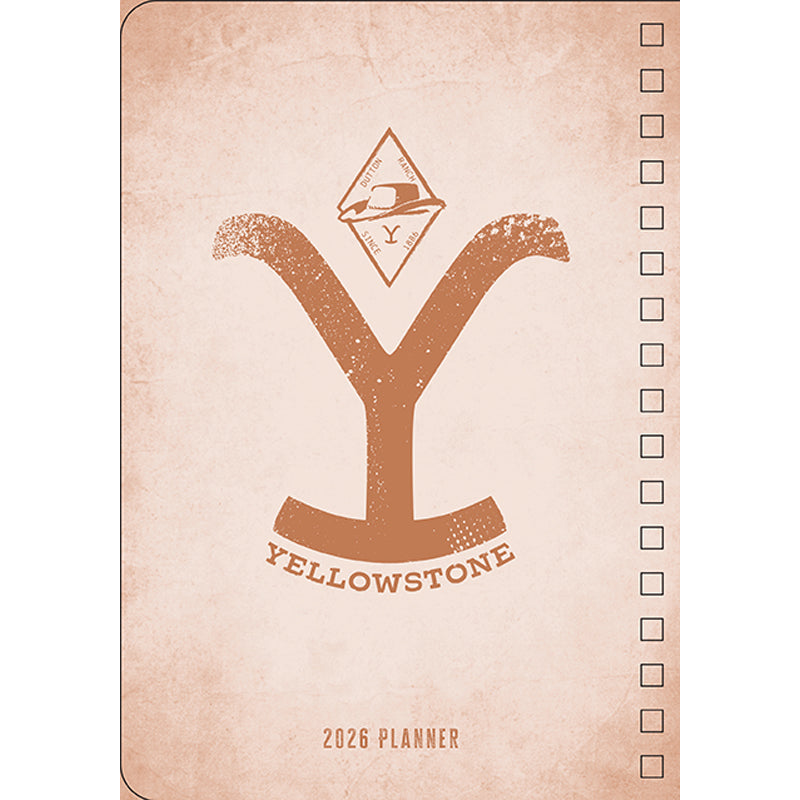 2026 Yellowstone: The Dutton Ranch 13-Month Weekly Planner | Western Theme Calendar Organizer | Perfect for Fans, Cowboy Lovers & Office Use