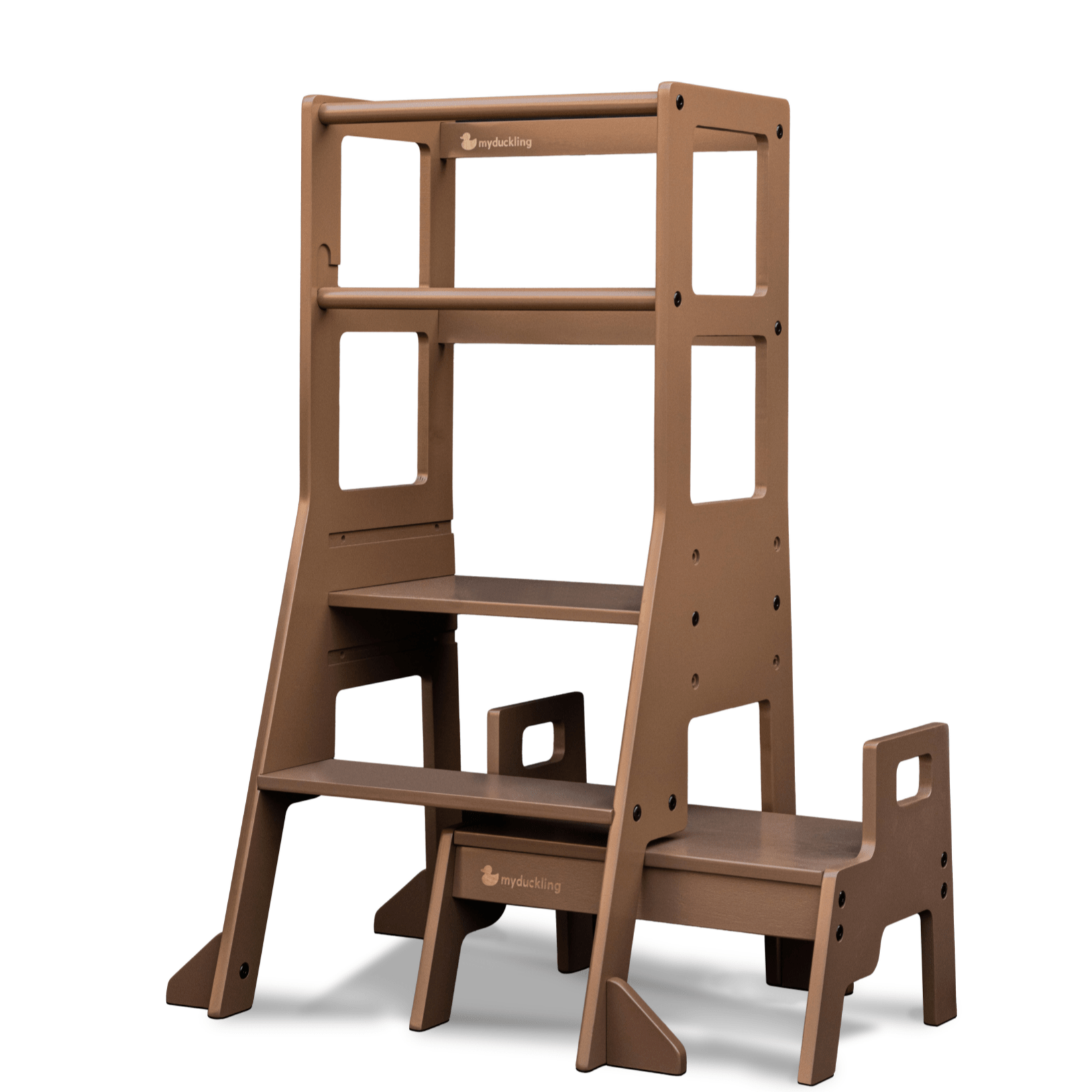 JALA Deluxe Adjustable Wooden Learning Tower for Toddlers - Safe Kitchen Step Stool Helper for Kids Cooking & Baking - Perfect Montessori Educational Tool for Home & Preschool Use