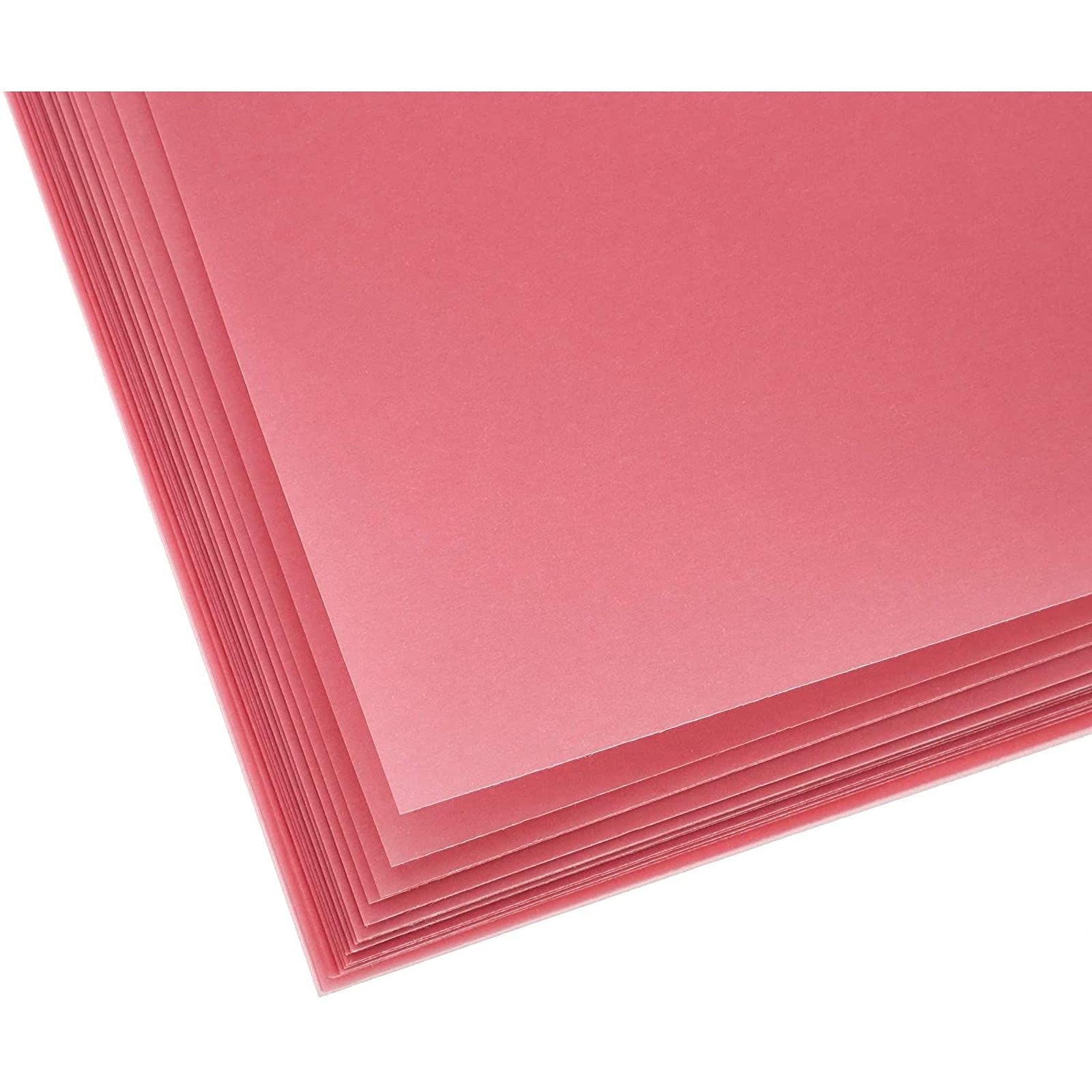 Premium 50 Sheets 8.5 x 11 Inch Vellum Paper - 100GSM Printable Tracing Paper for Invitations, Art Sketching & Calligraphy - Blush Pink - Perfect for Wedding Stationery, DIY Crafts & Light Box Projects