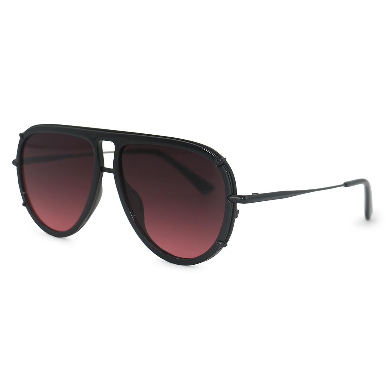 Ivy Luxe Ruby Tangle-Free Round Aviator Sunglasses for Women - Polarized UV Protection - Fashionable Retro Style for Driving, Beach & Outdoor Activities