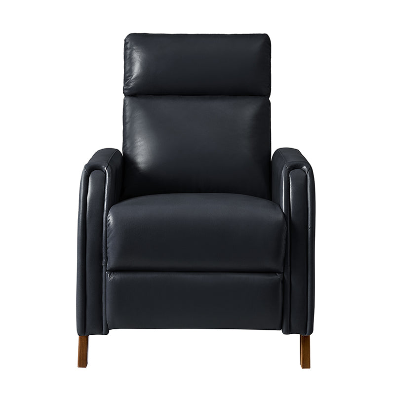 Linzy Genuine Leather Power Recliner Chair - Electric Lift Reclining Sofa for Living Room, Home Theater & Office Comfort (Brown)